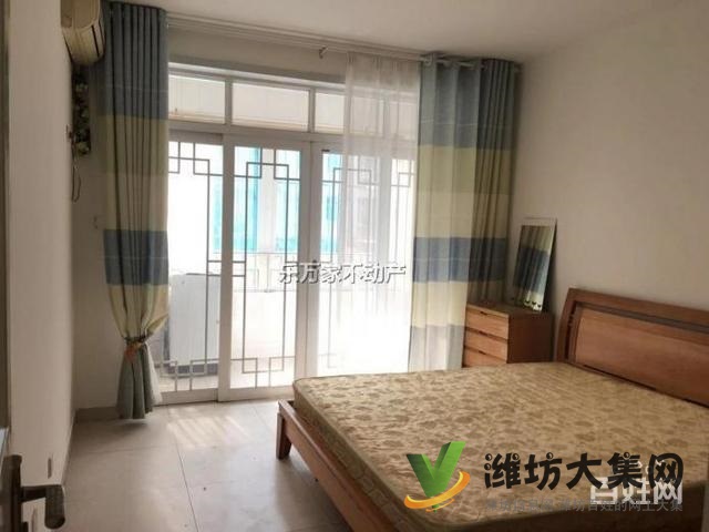 萬(wàn)達(dá)濰坊中學(xué)近中央麗景精裝全齊兩室拎包入住可陪讀