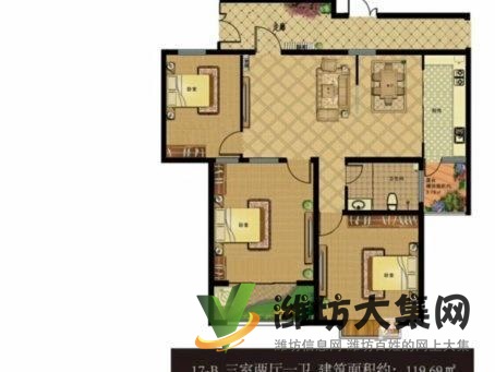 濱海北美楓情 精裝 帶全套家具家電 大三居 文昌一路之隔