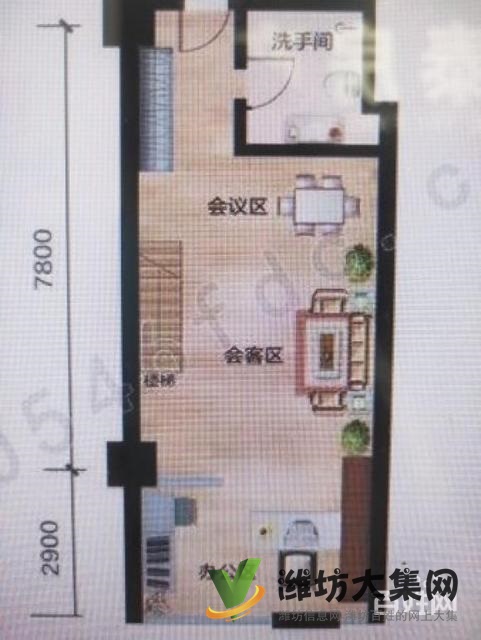 通亭街旁 歐洲小鎮 精裝公寓 南向 一室一廳一衛