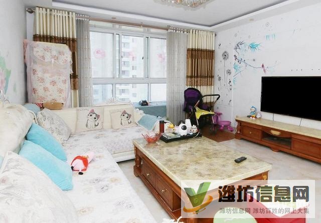 北海路旁 惠和園 H戶型大開間 精裝三居 自帶幼兒